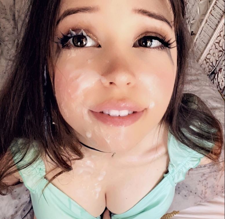 belle delphine facial