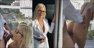 ScarlettKissesXO Is A Horny Real Estate Agent Who Gets Horny And Fucks Her Black Client